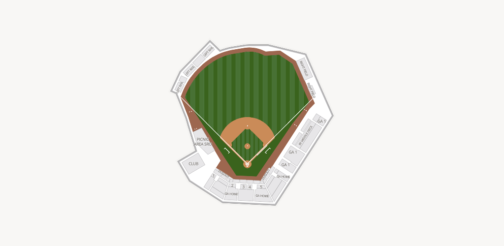 Historic Grayson Stadium Seating Chart