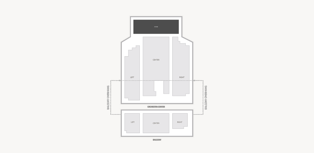 Historic Park Theatre & Event Center Seating Chart