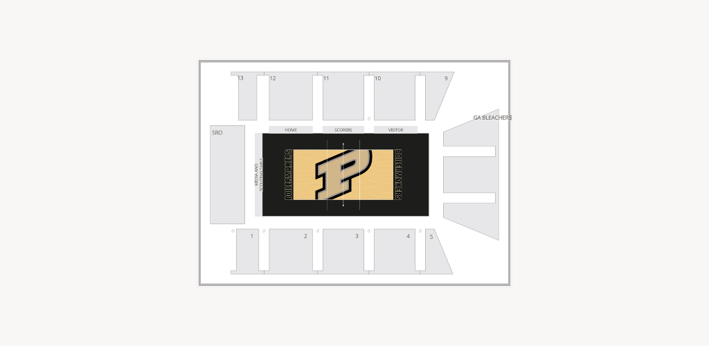 Holloway Gymnasium Seating Chart