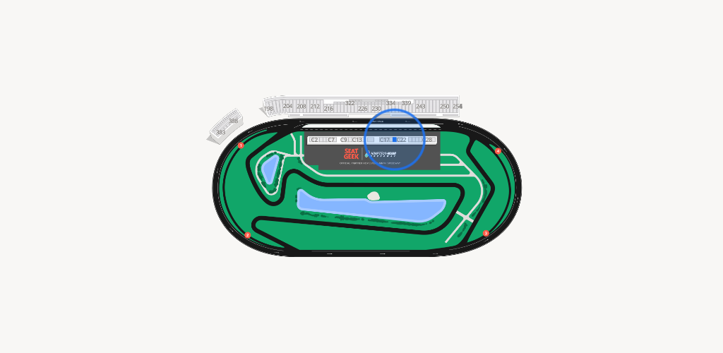 Homestead-Miami Speedway Seating Chart