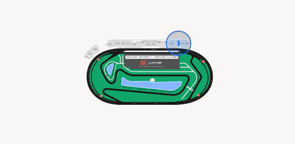Homestead-Miami Speedway Seating Chart