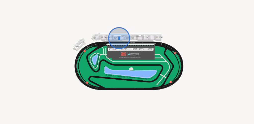 Homestead-Miami Speedway Seating Chart