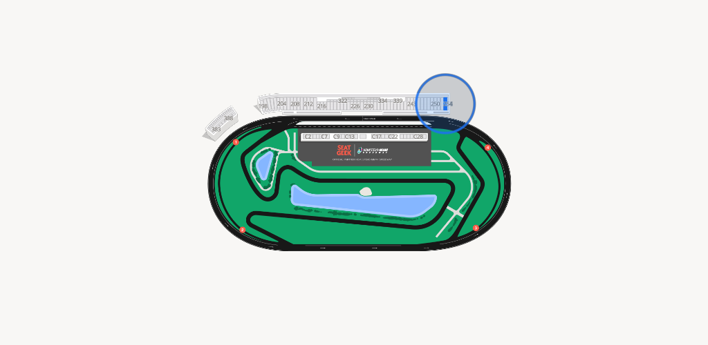 Homestead-Miami Speedway Seating Chart