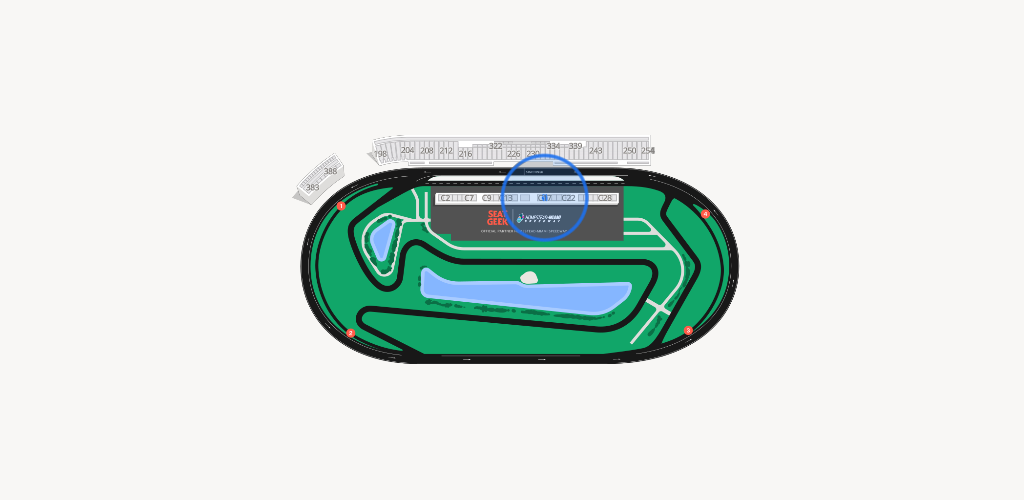 Homestead-Miami Speedway Seating Chart