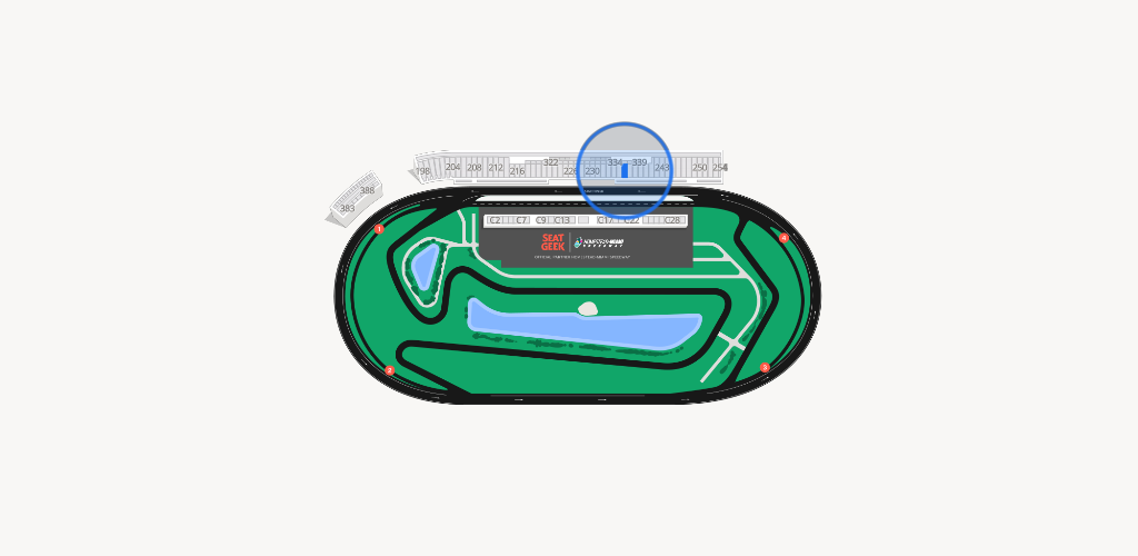 Homestead-Miami Speedway Seating Chart