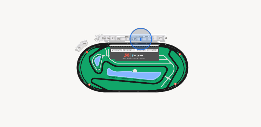 Homestead-Miami Speedway Seating Chart