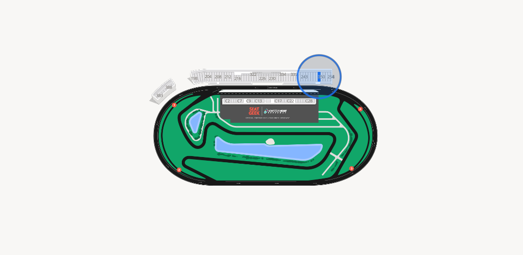 Homestead-Miami Speedway Seating Chart