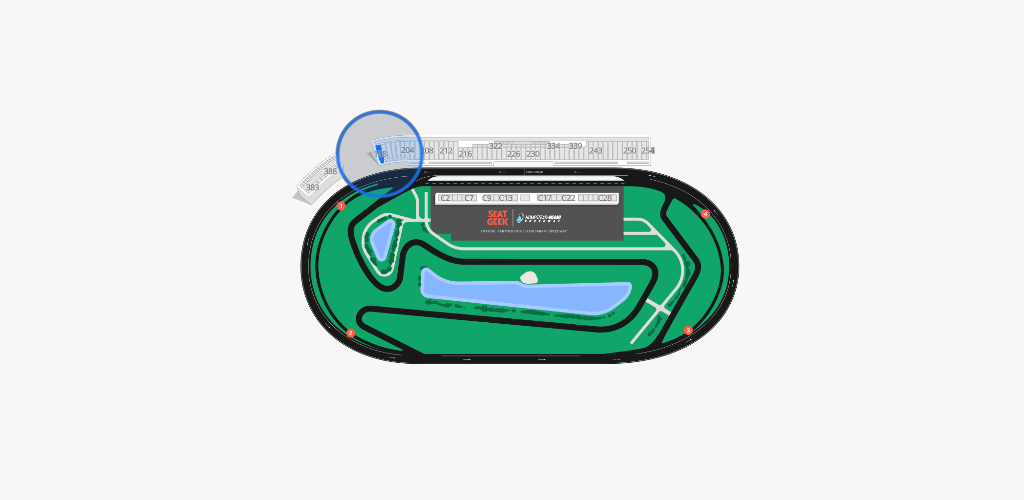 Homestead-Miami Speedway Seating Chart