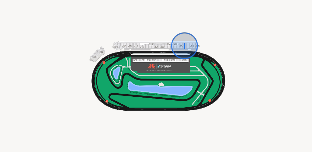 Homestead-Miami Speedway Seating Chart
