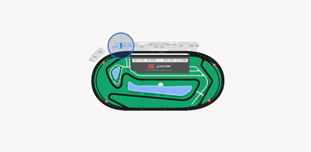 Homestead-Miami Speedway Seating Chart