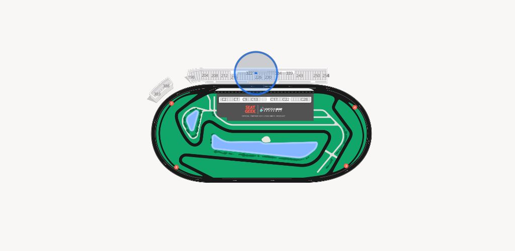 Homestead-Miami Speedway Seating Chart