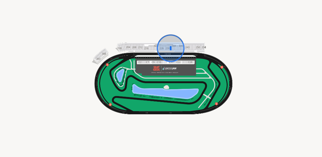 Homestead-Miami Speedway Seating Chart