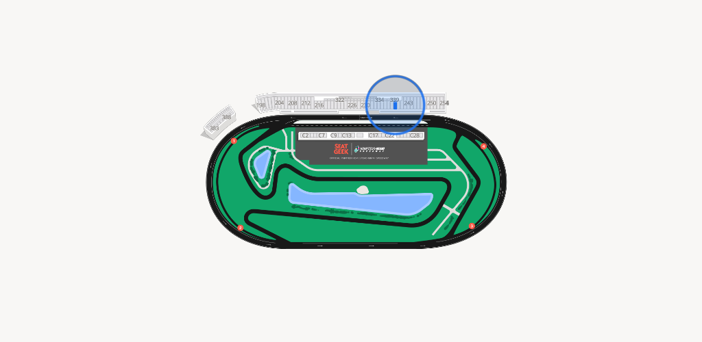 Homestead-Miami Speedway Seating Chart