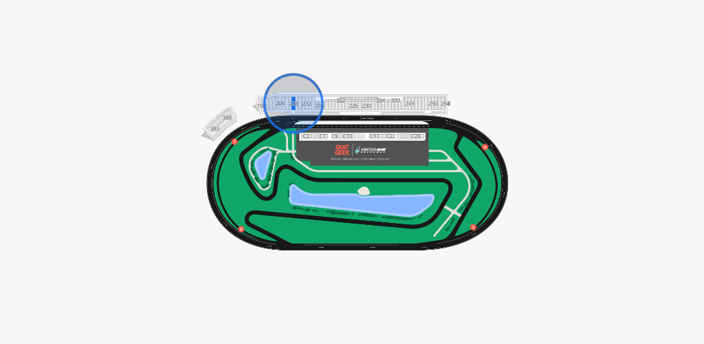 Homestead-Miami Speedway Seating Chart