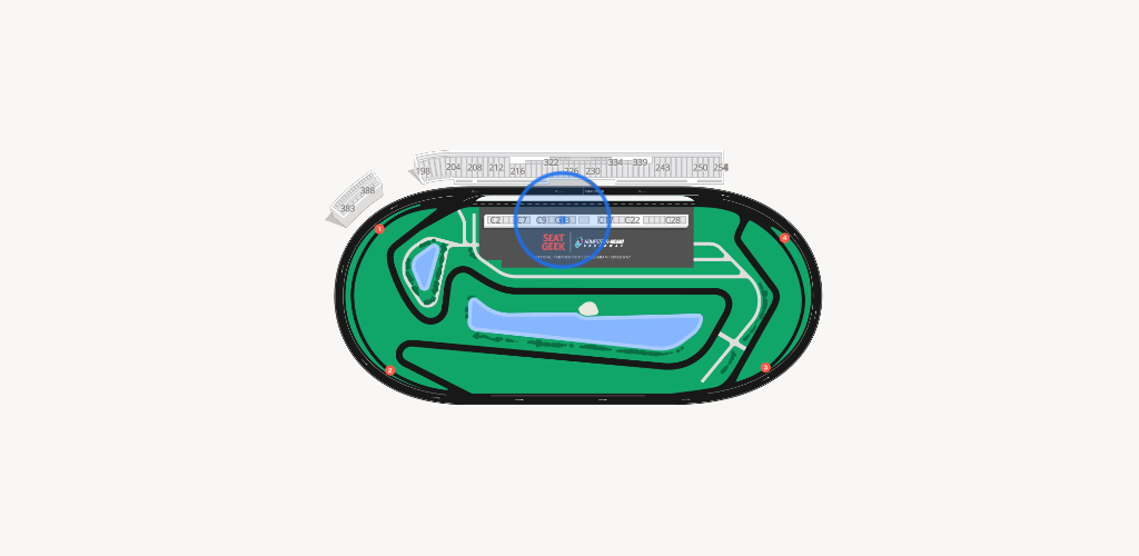 Homestead-Miami Speedway Seating Chart