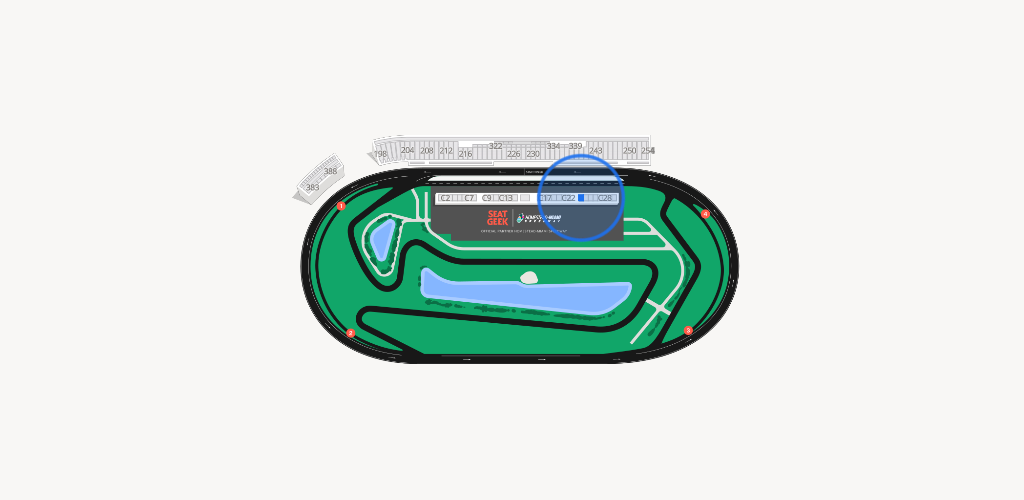 Homestead-Miami Speedway Seating Chart