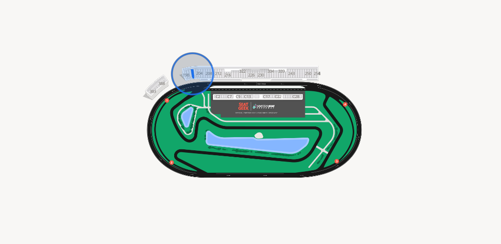 Homestead-Miami Speedway Seating Chart