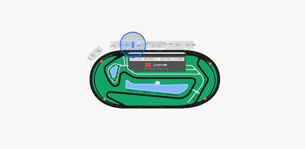 Homestead-Miami Speedway Seating Chart