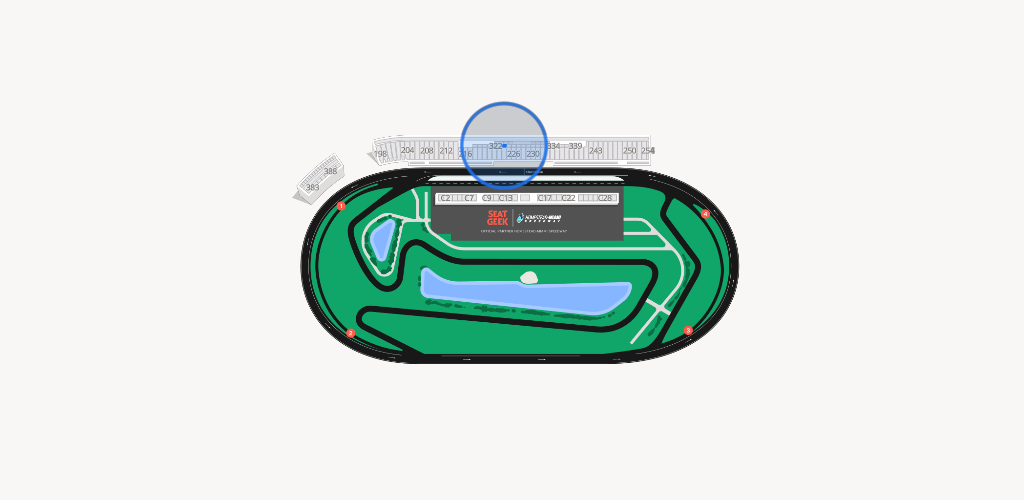 Homestead-Miami Speedway Seating Chart