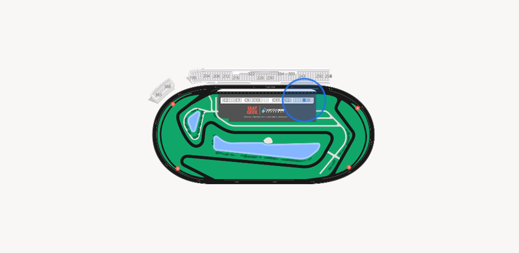 Homestead-Miami Speedway Seating Chart