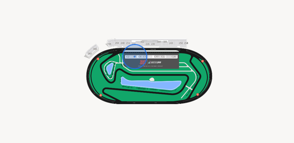 Homestead-Miami Speedway Seating Chart