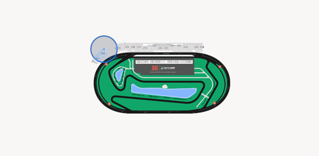 Homestead-Miami Speedway Seating Chart