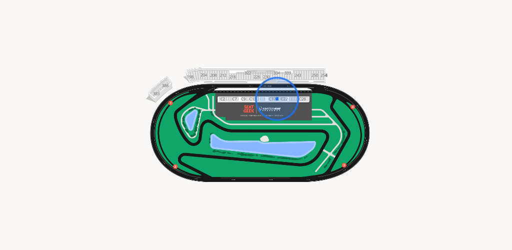 Homestead-Miami Speedway Seating Chart
