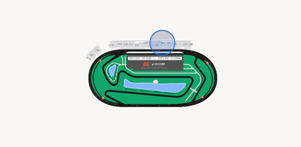 Homestead-Miami Speedway Seating Chart