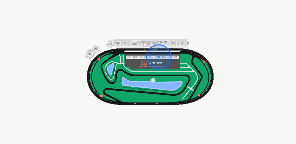 Homestead-Miami Speedway Seating Chart