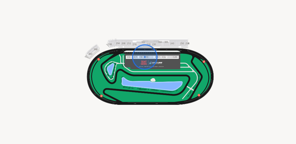 Homestead-Miami Speedway Seating Chart