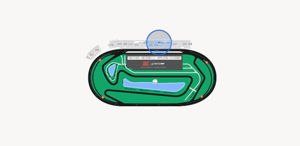 Homestead-Miami Speedway Seating Chart