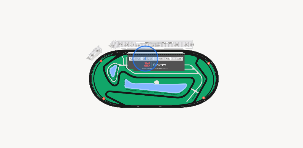 Homestead-Miami Speedway Seating Chart