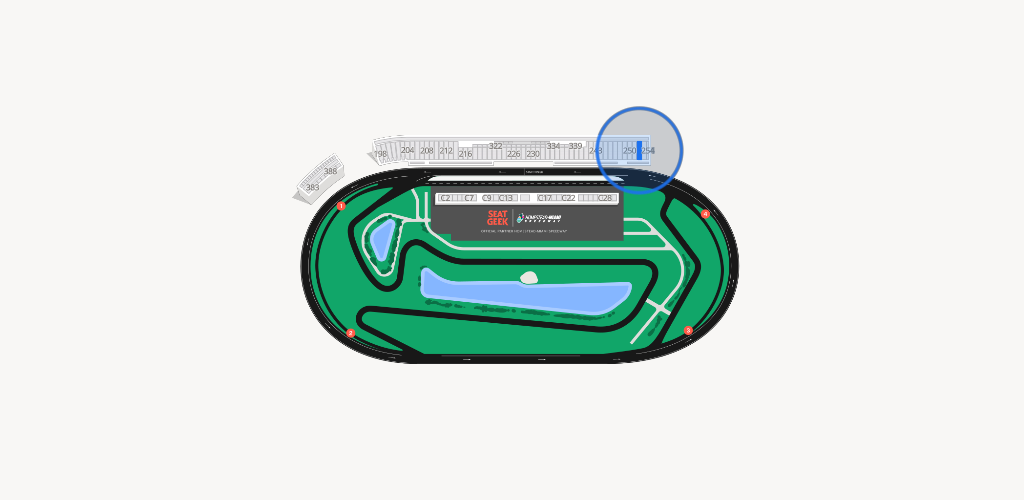 Homestead-Miami Speedway Seating Chart