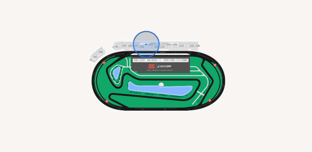 Homestead-Miami Speedway Seating Chart