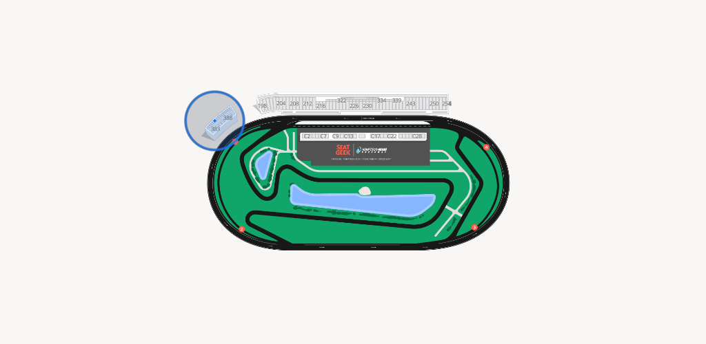 Homestead-Miami Speedway Seating Chart