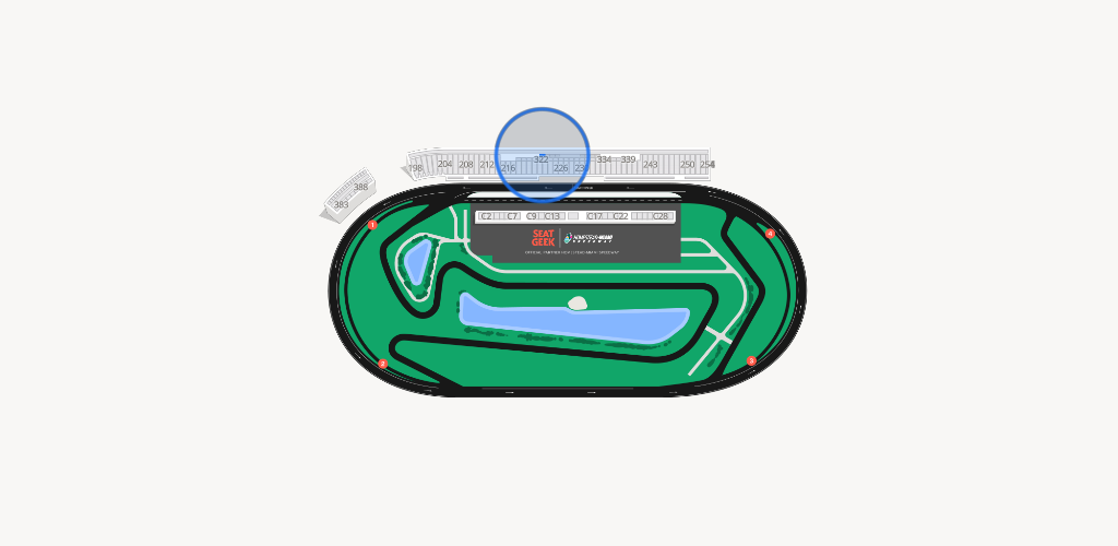 Homestead-Miami Speedway Seating Chart