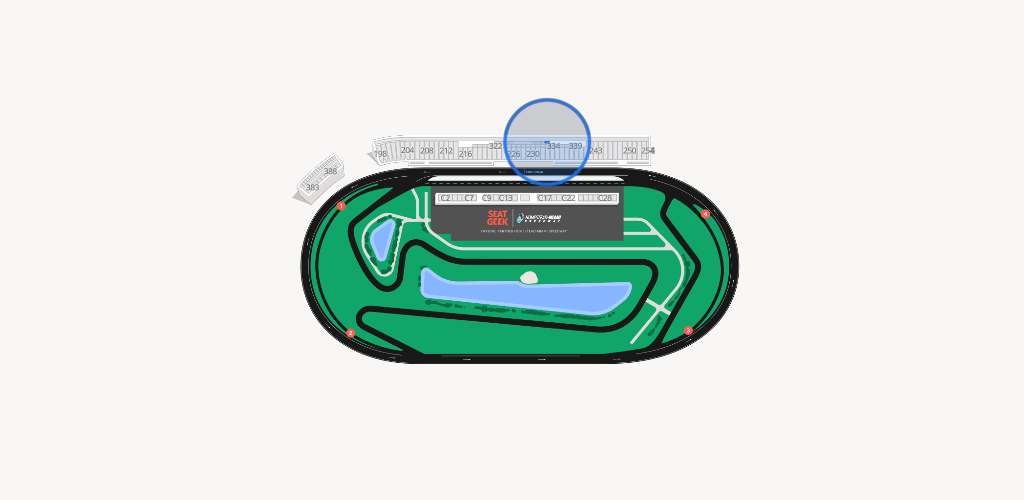 Homestead-Miami Speedway Seating Chart