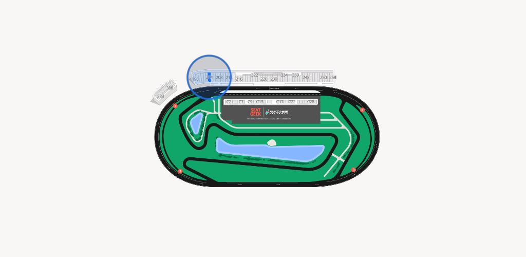 Homestead-Miami Speedway Seating Chart
