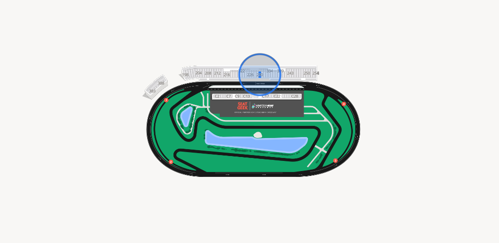 Homestead-Miami Speedway Seating Chart