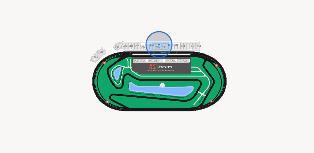 Homestead-Miami Speedway Seating Chart