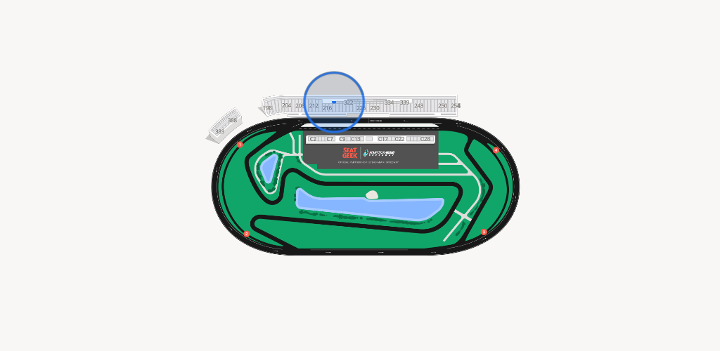 Homestead-Miami Speedway Seating Chart