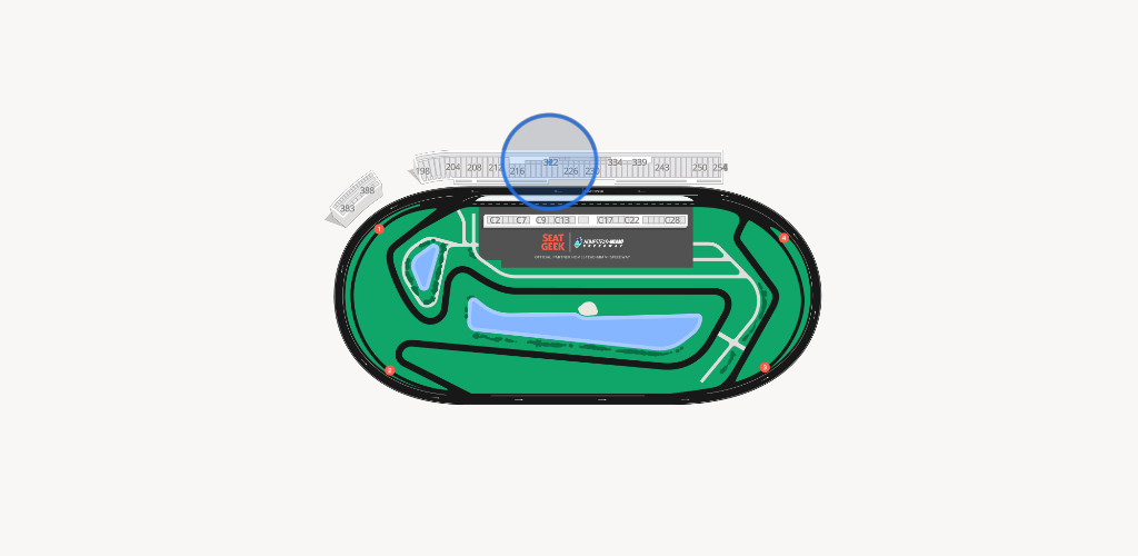 Homestead-Miami Speedway Seating Chart