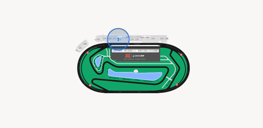 Homestead-Miami Speedway Seating Chart