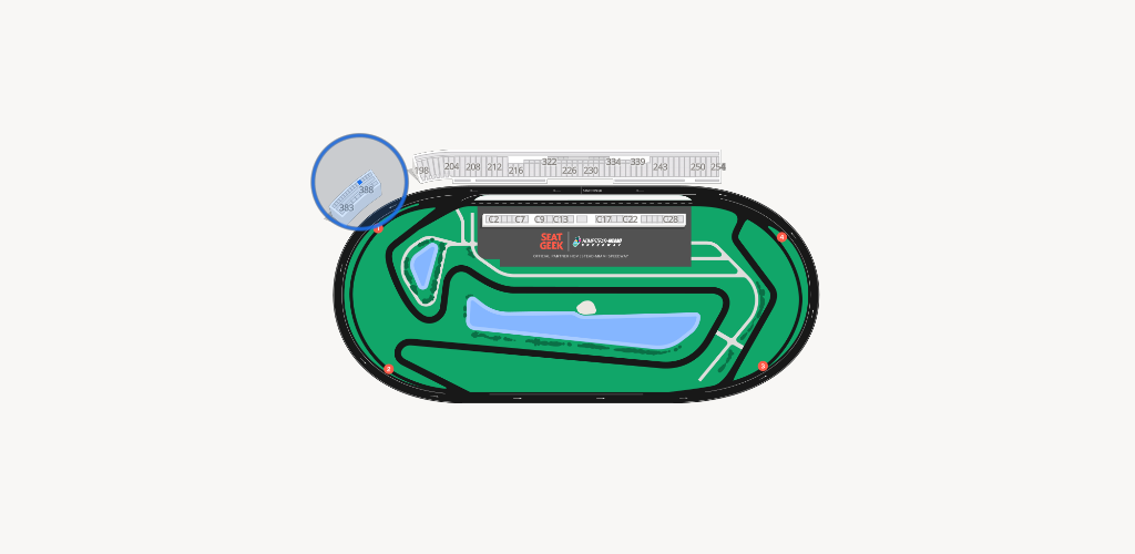 Homestead-Miami Speedway Seating Chart