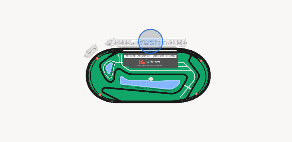 Homestead-Miami Speedway Seating Chart