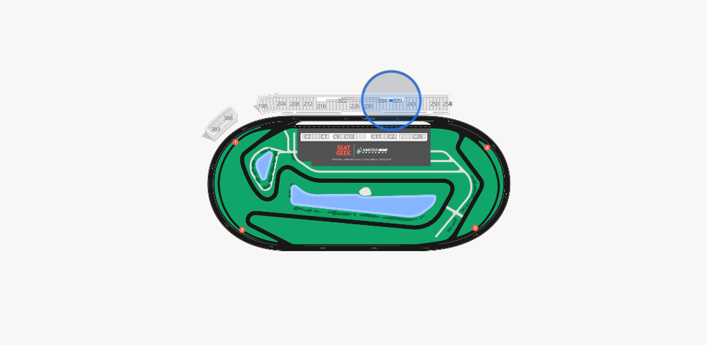 Homestead-Miami Speedway Seating Chart