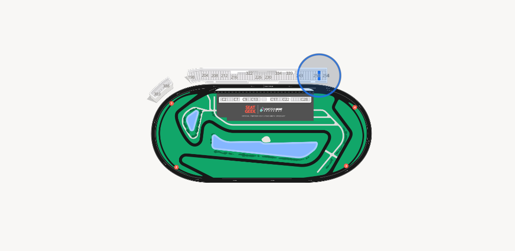 Homestead-Miami Speedway Seating Chart