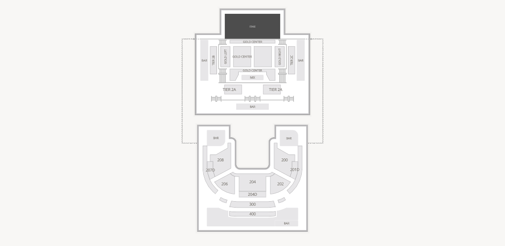 House of Blues - Las Vegas Seating Chart