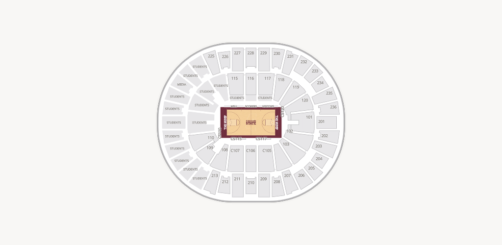 Humphrey Coliseum Seating Chart