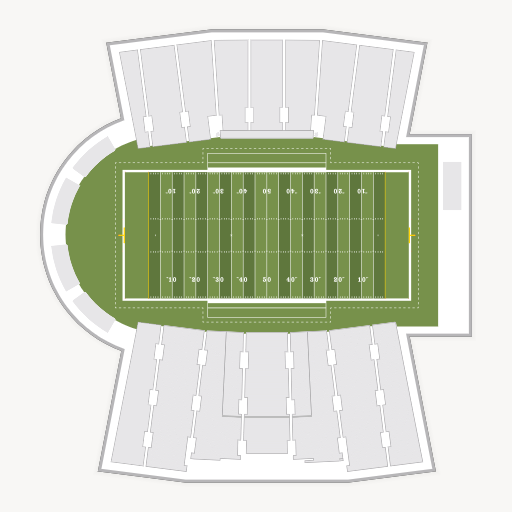 Huskie Stadium seating chart